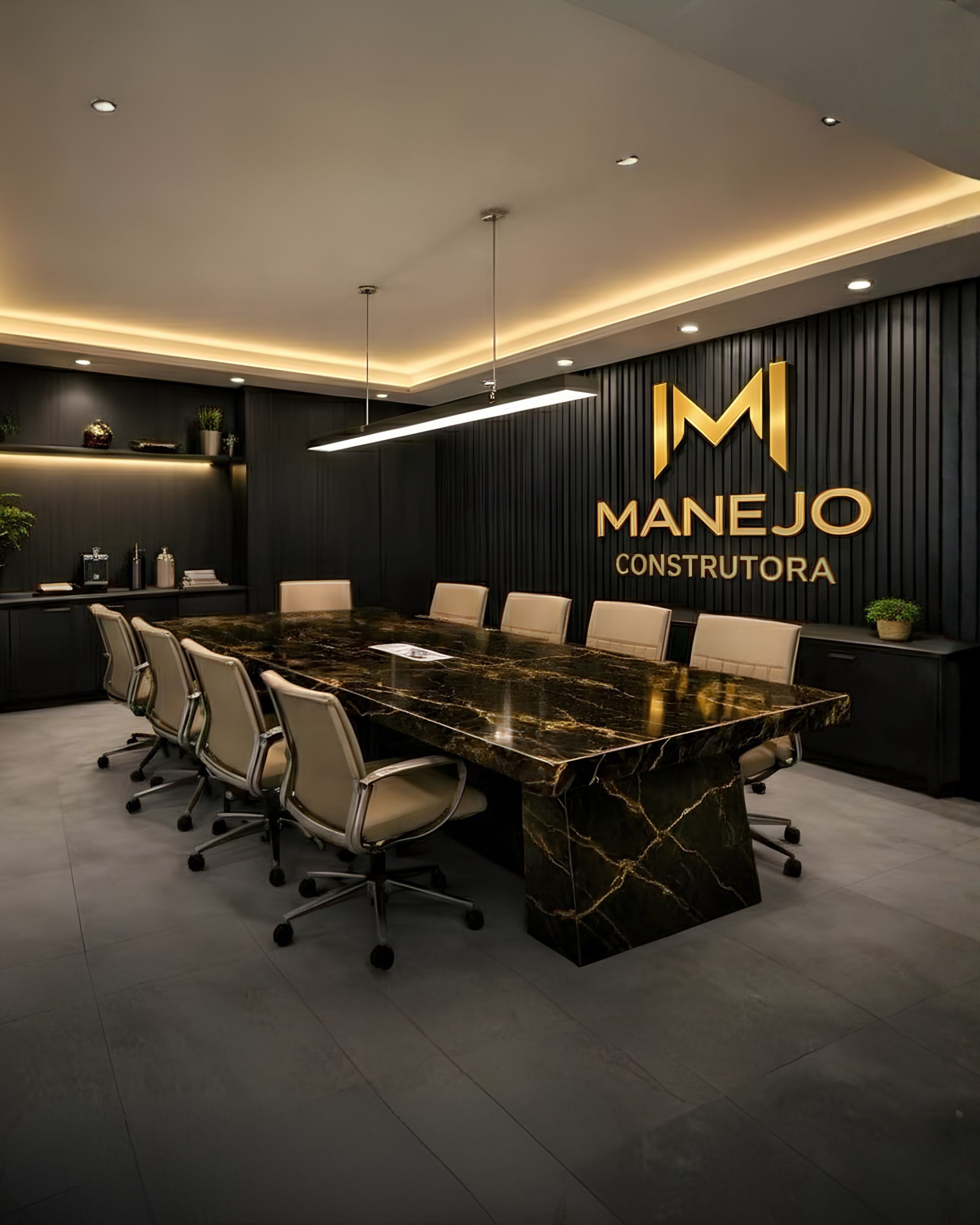 Sala de reuniões MANEJO Construtora